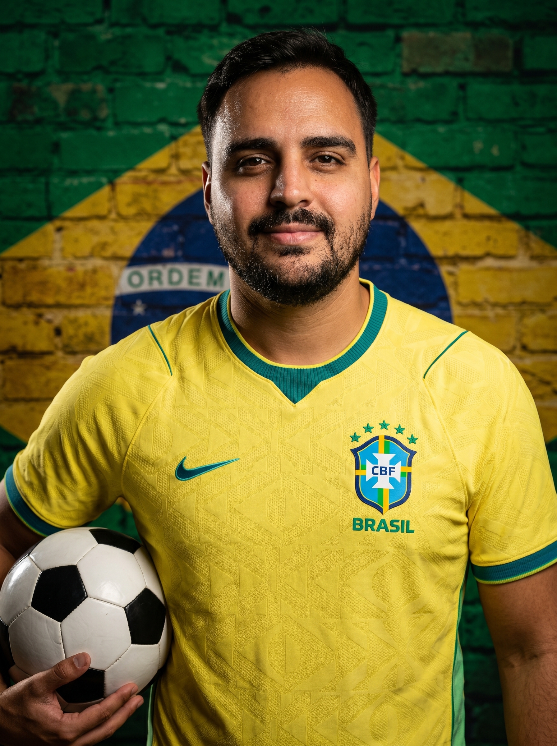 Com a bola do jogo